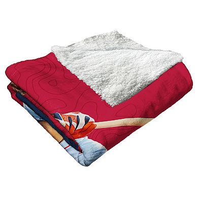 MLB Official St. Louis Cardinals Silk Touch Sherpa Throw