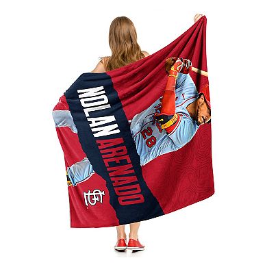 MLB Official St. Louis Cardinals Silk Touch Sherpa Throw