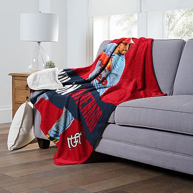 MLB Official St. Louis Cardinals Silk Touch Sherpa Throw