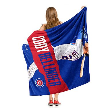 MLB Official Chicago Cubs Silk Touch Sherpa Throw