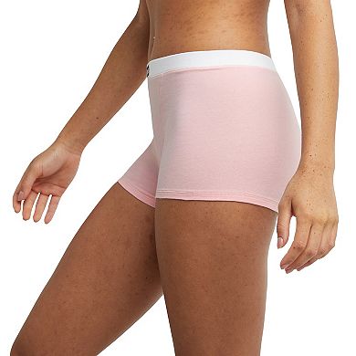 Women's Hanes Originals Ultimate 3-Pack +1 Bonus Pant Stretch Cotton Boxer Brief Underwear UO45V4