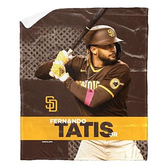 San Diego Padres Player Portraits Sherpa Throw Blanket