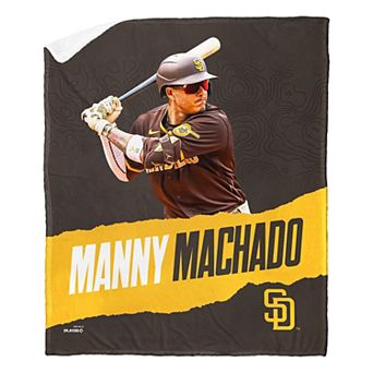 San Diego Padres Player Portraits Sherpa Throw Blanket