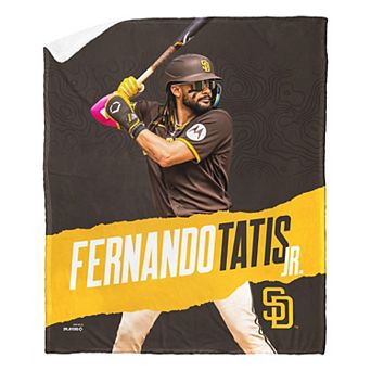 San Diego Padres Player Portraits Sherpa Throw Blanket