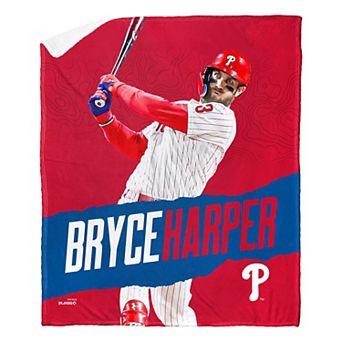 Philadelphia Phillies Player Portraits Sherpa Throw Blanket