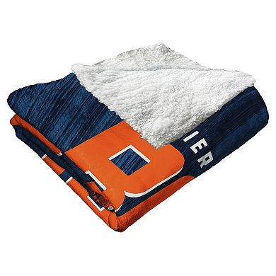 Detroit Tigers Javier Baez Player Portrait Sherpa Throw Blanket