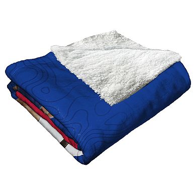 New York Yankees Player Portraits Sherpa Throw Blanket