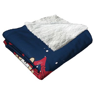 Atlanta Braves Mascot Blooper Silk Touch Sherpa Throw Blanket