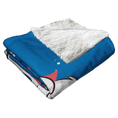 Los Angeles Dodgers Mascot Koala Silk Touch Sherpa Throw Blanket