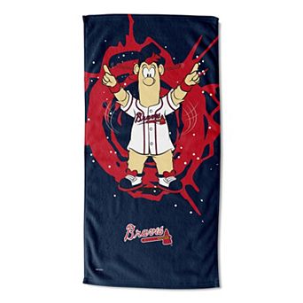 Atlanta Braves Mascot Blooper Printed Beach Towel