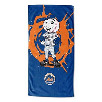 New York Mets Mascot Mr. Met Printed Beach Towel