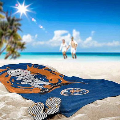 New York Mets Mascot Mr. Met Printed Beach Towel