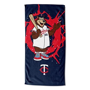 Minnesota Twins Mascot T.C. Bear Beach Towel