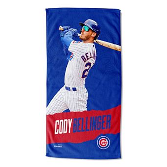 MLB Official Chicago Cubs Cody Bellinger Beach Towel