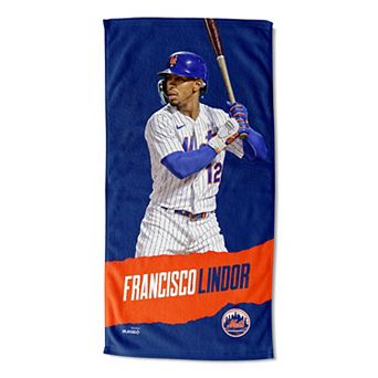 MLB Official New York Mets Francisco Lindor Beach Towel