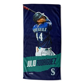 MLB Official Seattle Mariners Julio Rodríguez Beach Towel