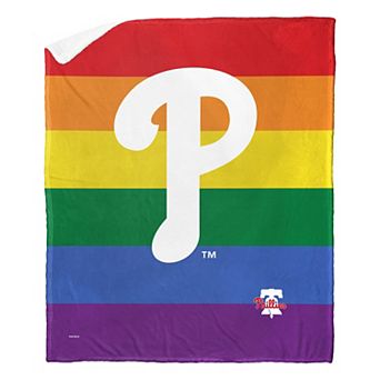 MLB Philadelphia Phillies Pride Series Silk Touch Throw Blanket