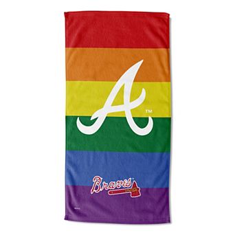 MLB Atlanta Braves Pride Series Beach Towel