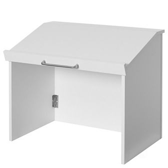 Foldable Tabletop Portable Podium, For Church, School, Office, Or Home