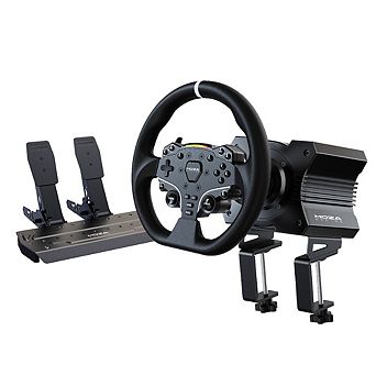 Moza R5 Gaming Steering Wheel & Pedal Bundle for PC Racing Game