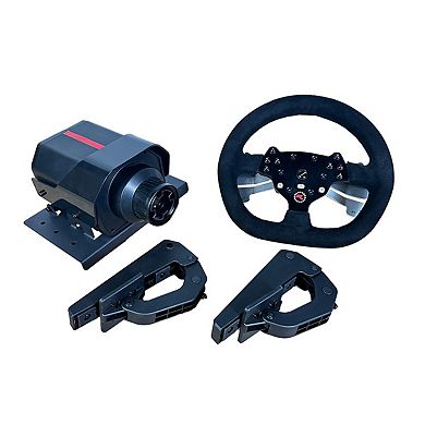 GTR Simulator RS30 Ultra Force Feedback Racing Wheel for PC with Suede Leather Cover & Gear Shifter