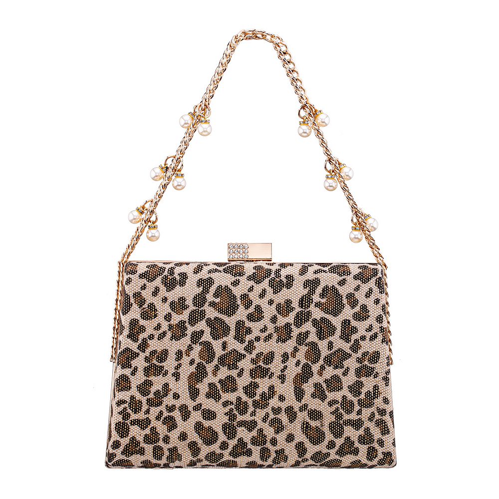 Inoa Fashion Siberia 1927 Brown Animal Print Clutch Bag main image 0