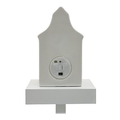 St. Nicholas Square® Ceramic LED House Stocking Holder