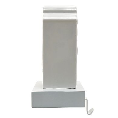 St. Nicholas Square® Ceramic LED House Stocking Holder