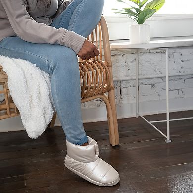 isotoner Mikaela Women's Puffer Bootie Slippers