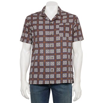 Men's Reverse Threads Men's Reverse Threads Rowan Print Button Down-Shirt