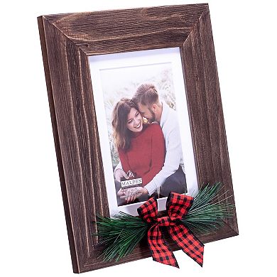 Malden Holiday 5" x 7" Wood Picture Frame