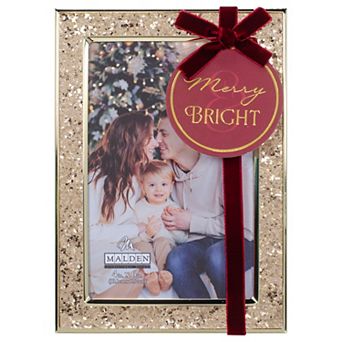 Malden Gold Glitter On Gold Metal Picture Frame