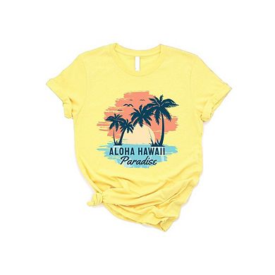 Aloha Hawaii Short Sleeve Graphic Tee