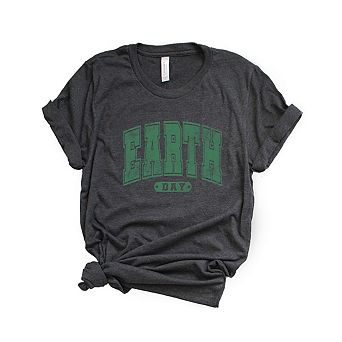 Earth Day Varsity Short Sleeve Graphic Tee