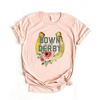 Down And Derby Short Sleeve Graphic Tee
