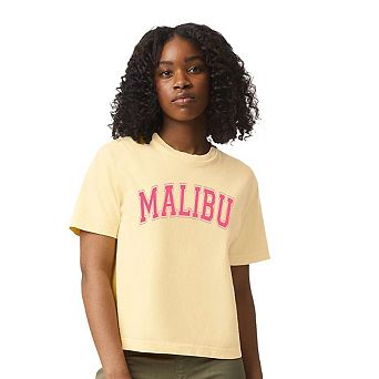 Malibu Bold Relaxed Fit Cropped Tee