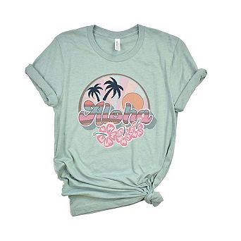 Retro Aloha Short Sleeve Graphic Tee