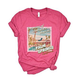 Dreaming Of Palm Springs Short Sleeve Graphic Tee