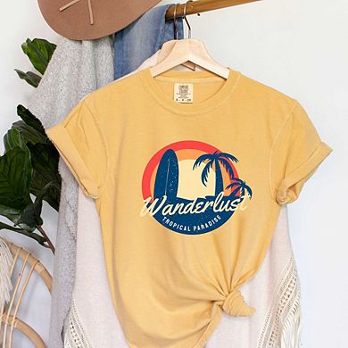 Simply Sage Market Wanderlust Tropical Paradise Garment Dyed Tee