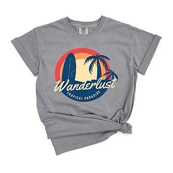 Simply Sage Market Wanderlust Tropical Paradise Garment Dyed Tee