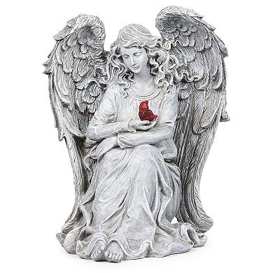 Roman 11-in. Cardinal Memorial Angel Statue