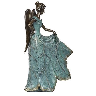 Roman 20-in. Angel with Fancy Dress Birdbath