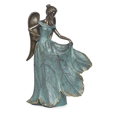 Roman 20-in. Angel with Fancy Dress Birdbath