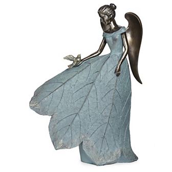 Roman 19.75 in Angel and Bird Statue