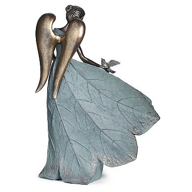 Roman 19.75-in. Angel and Bird Statue