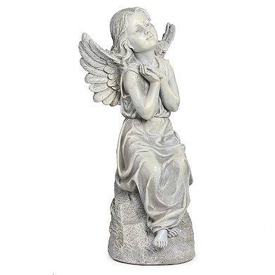 Roman 16-in. Sitting Angel Garden Statue