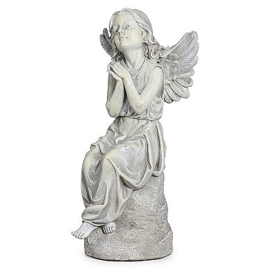 Roman 16-in. Sitting Angel Garden Statue