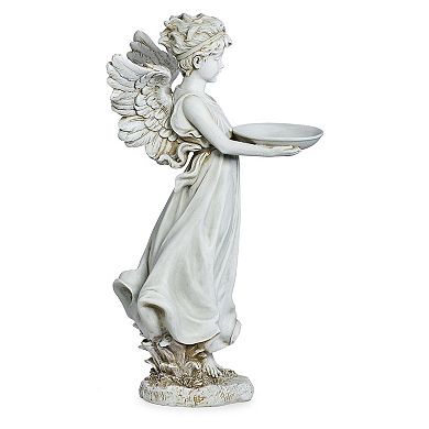 Roman 18-in. Angel Birdfeeder Garden Statue