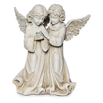 Roman 12.25 in Angels with Bird Garden Statue