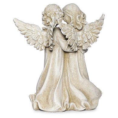 Roman 12.25-in. Angels with Bird Garden Statue